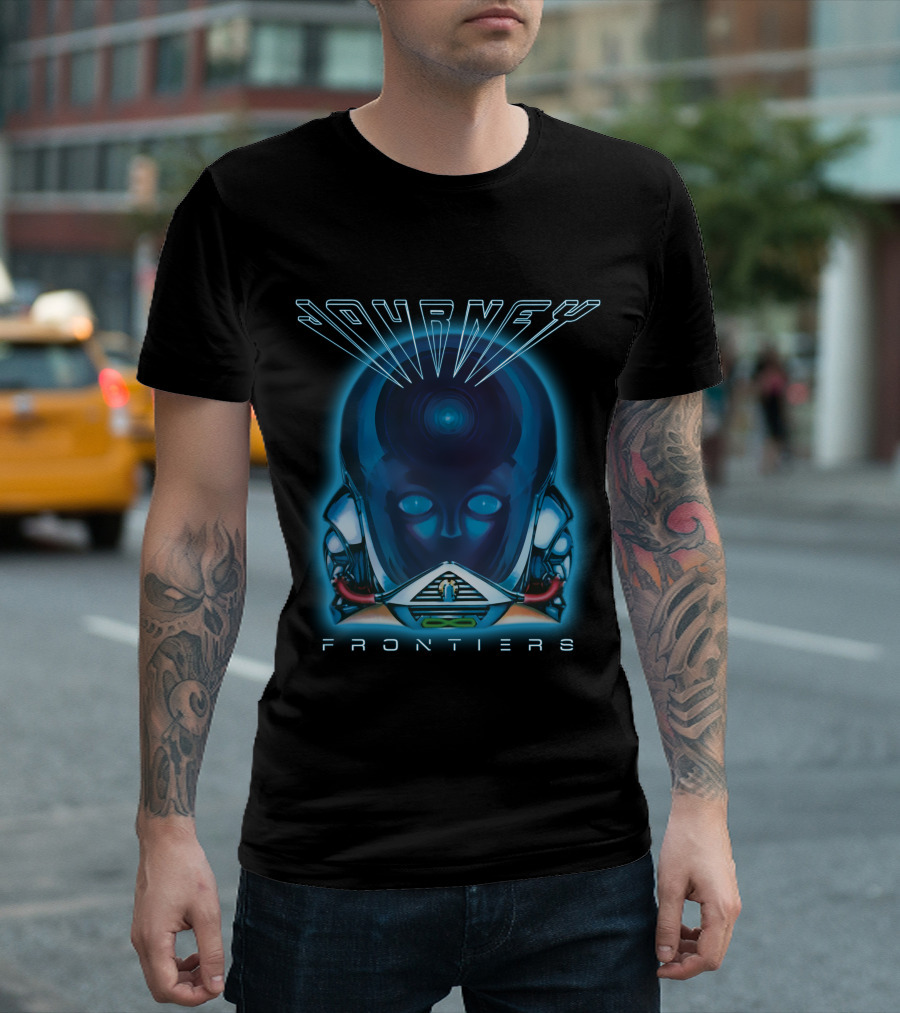 Journey Frontiers 6 Iconic Sci-Fi Album Cover Art T-Shirt