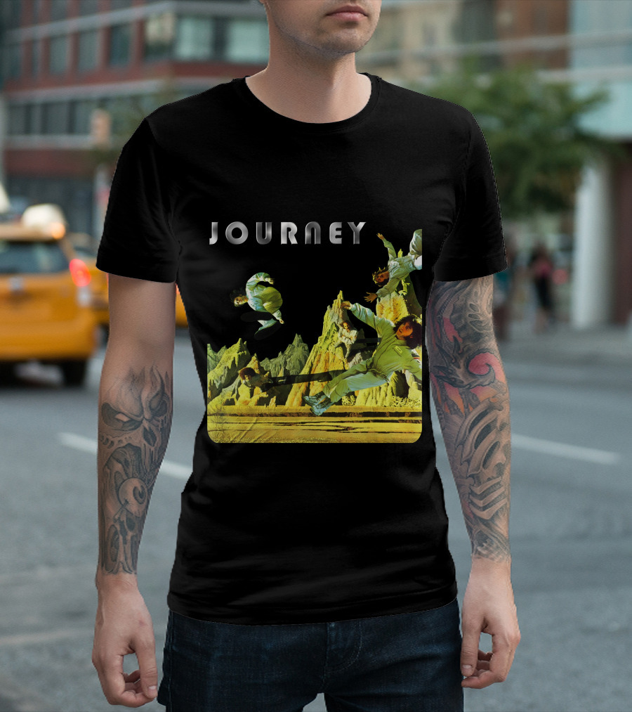 Journey Space-Themed Surreal Landscape Adventure T-Shirt