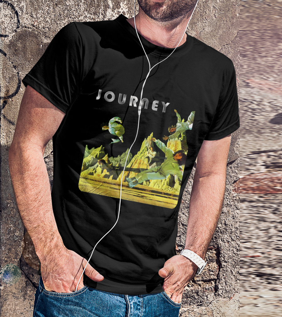 Journey Space-Themed Surreal Landscape Adventure T-Shirt