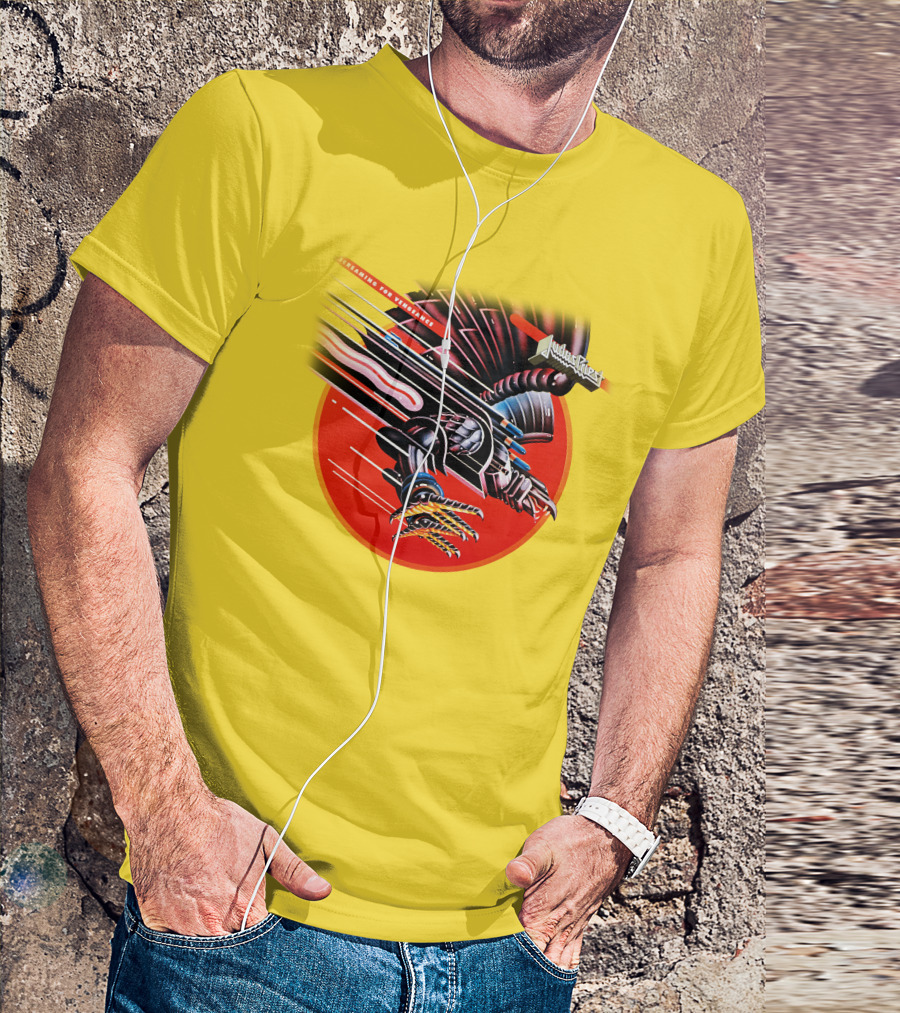 Judas Priest Screaming For Vengeance Album Cover Artwork T-Shirt