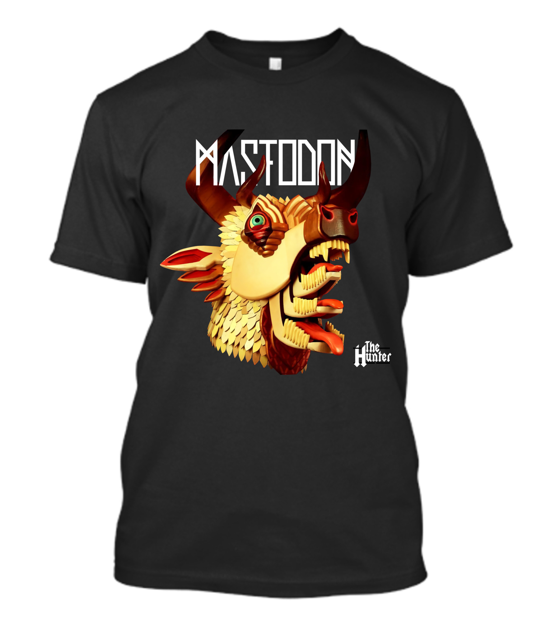 Mastodon The Hunter 3D Animal Head T-Shirt