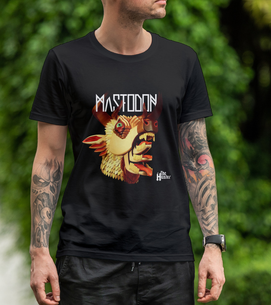 Mastodon The Hunter 3D Animal Head T-Shirt