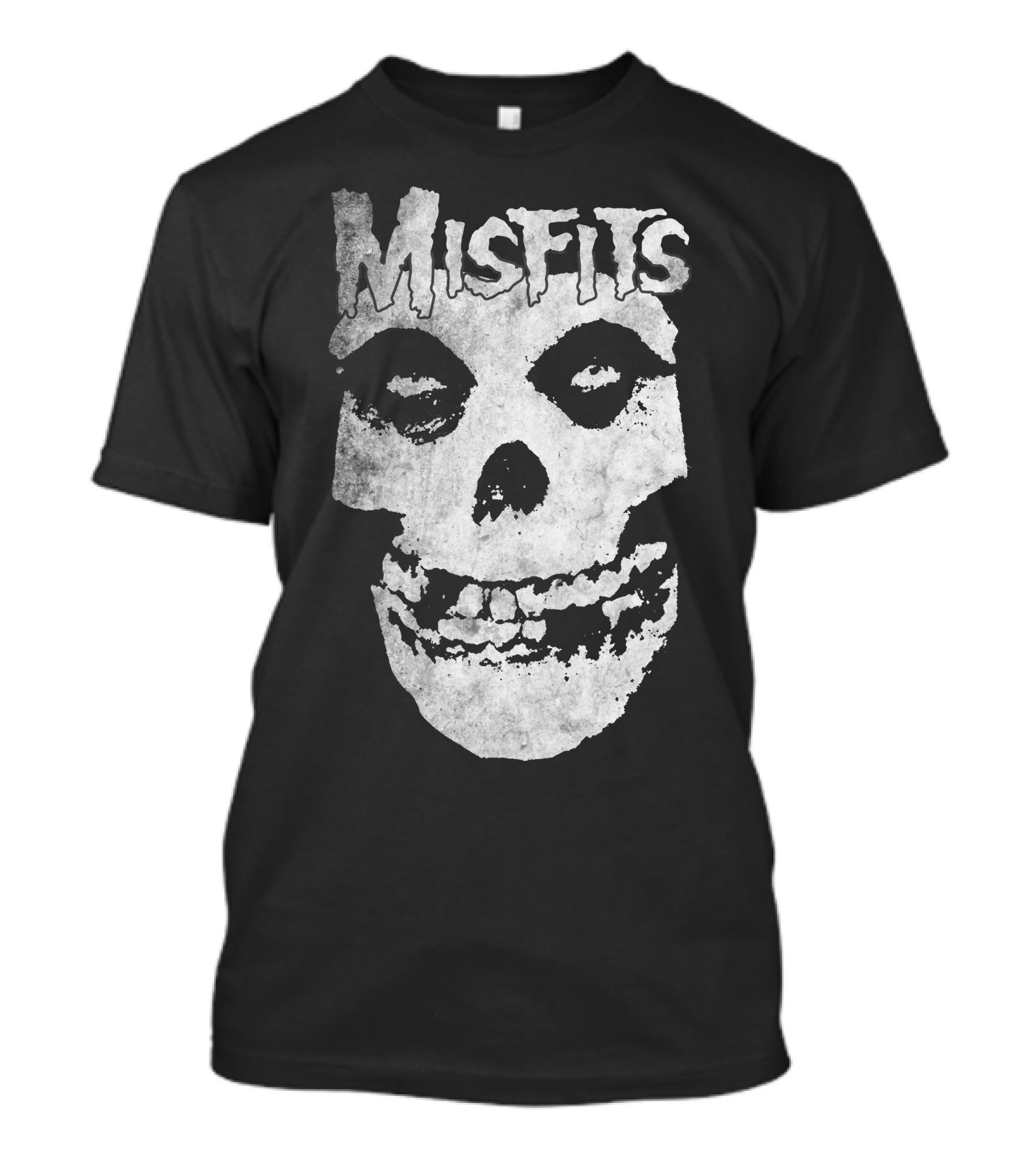 Misfits Skull Logo Black And White Classic T-Shirt