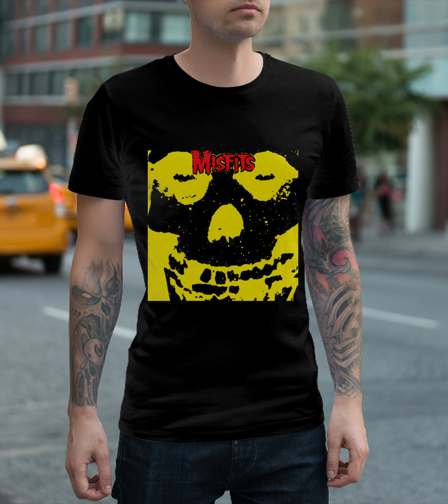 Misfits Yellow Skull T-Shirt