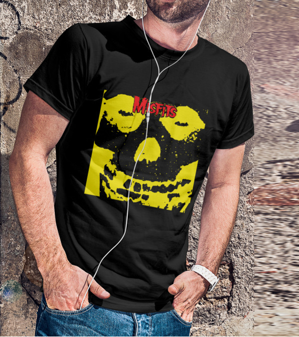 Misfits Yellow Skull T-Shirt