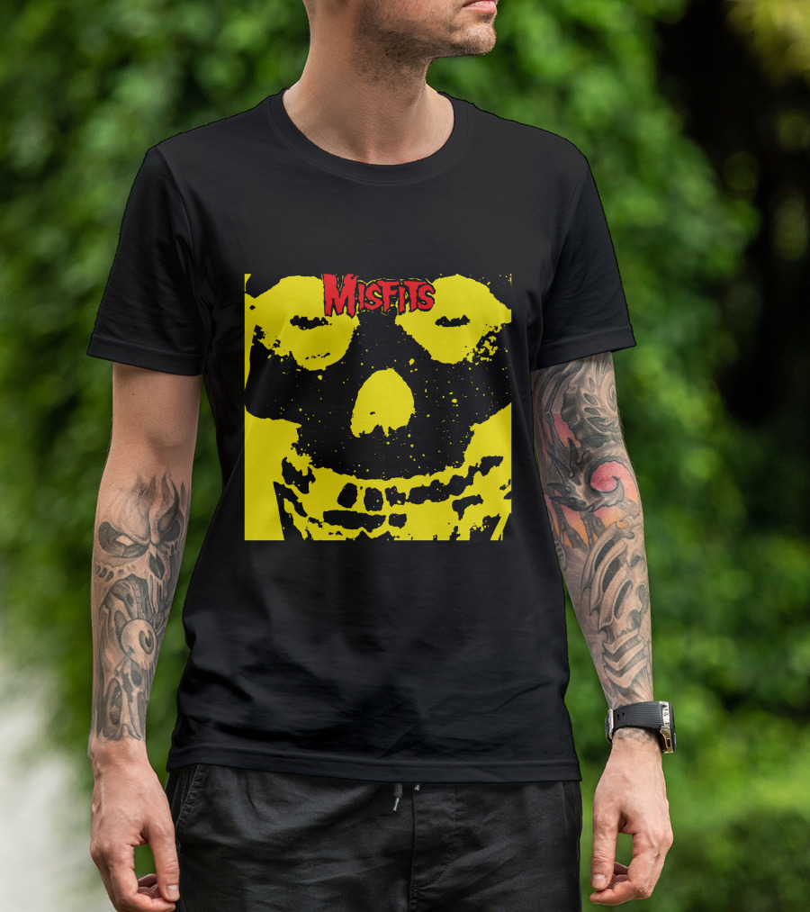 Misfits Yellow Skull T-Shirt