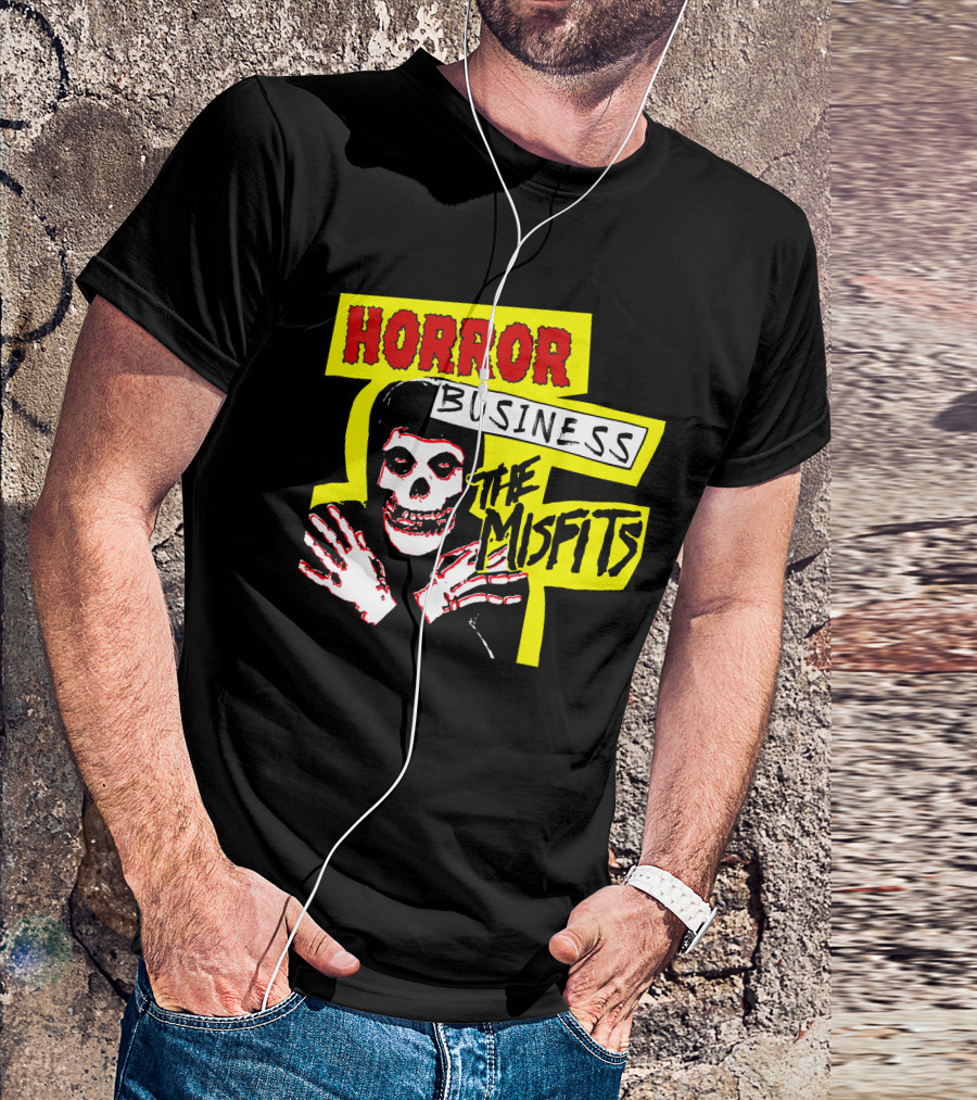 Horror Business The Misfits Skeleton Artwork T-Shirt