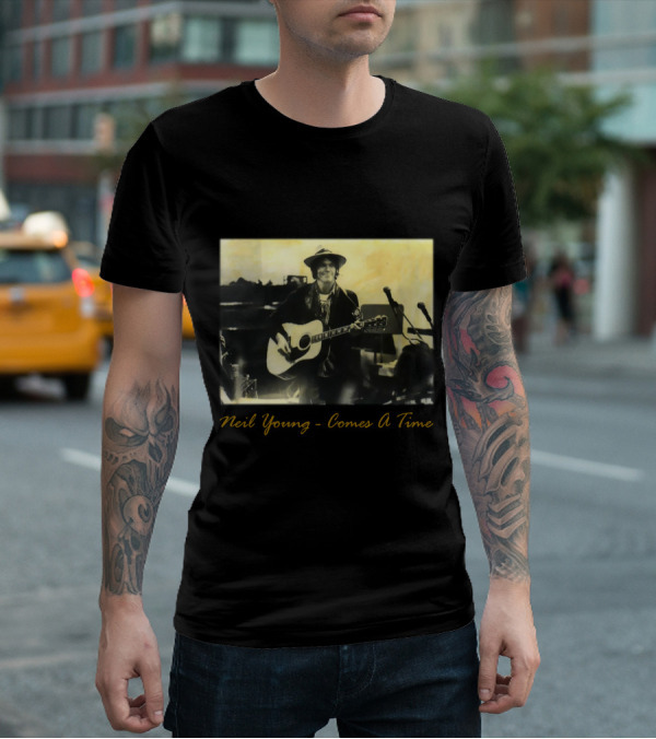 Neil Young - Comes A Time Accompanied Guitar Performance T-Shirt