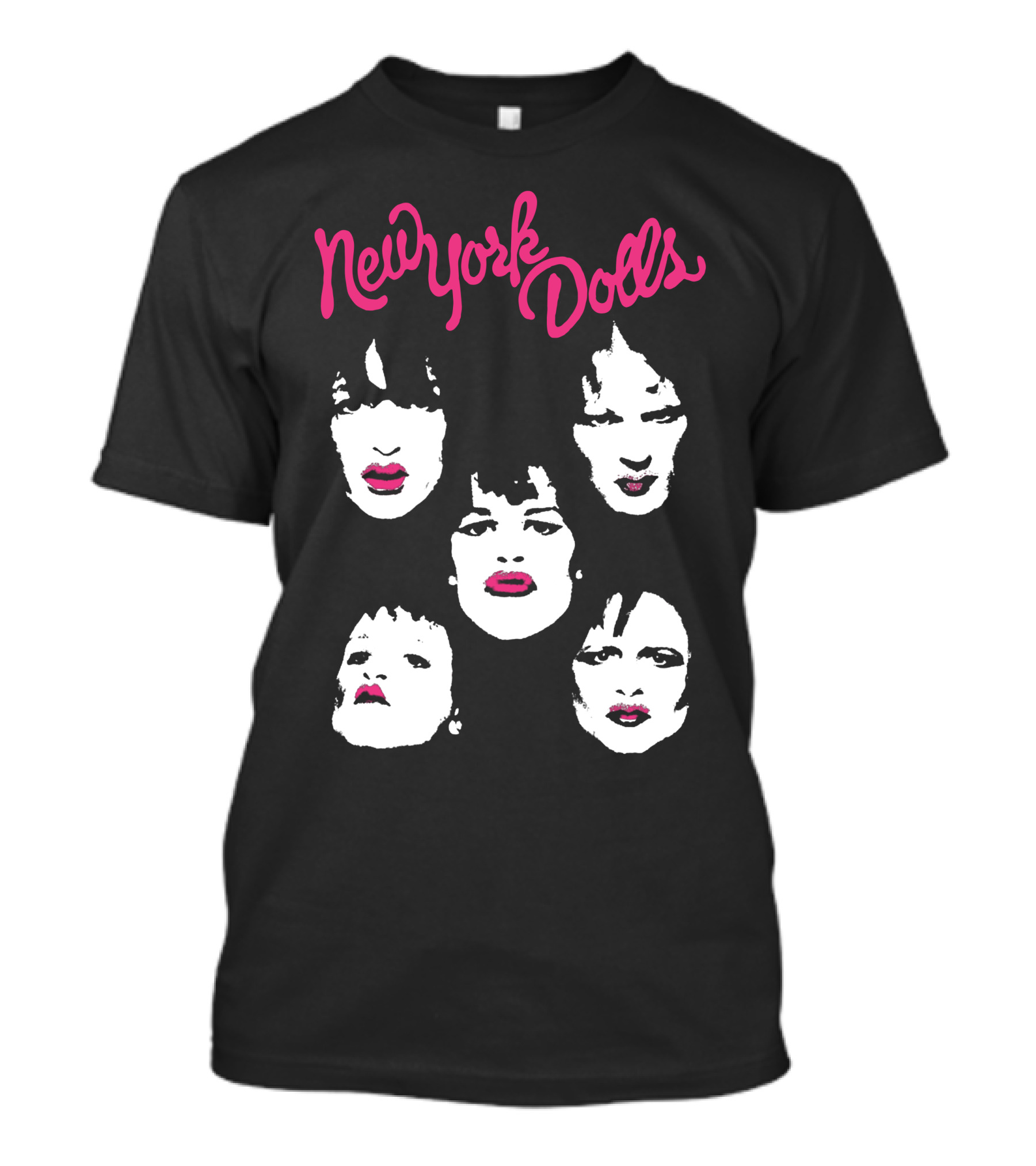 New York Dolls Band Faces T-Shirt