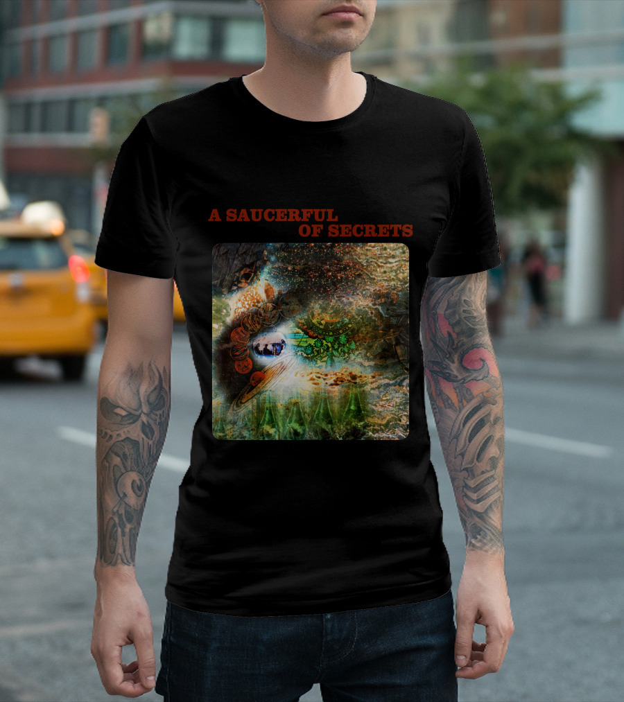 A Saucerful Of Secrets Psychedelic Cosmic T-Shirt