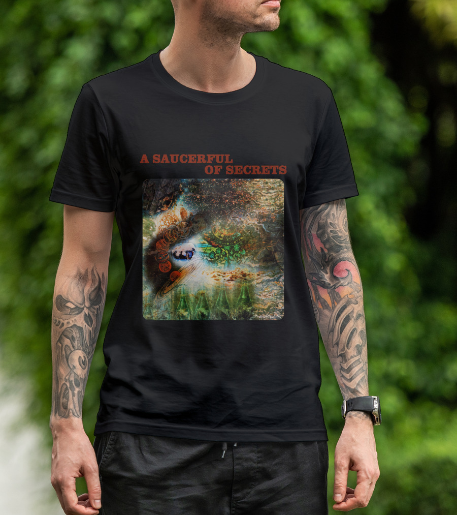 A Saucerful Of Secrets Psychedelic Cosmic T-Shirt