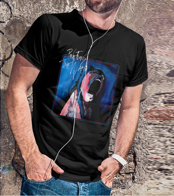 Pink Floyd The Wall Album Cover Art Scream T-Shirt