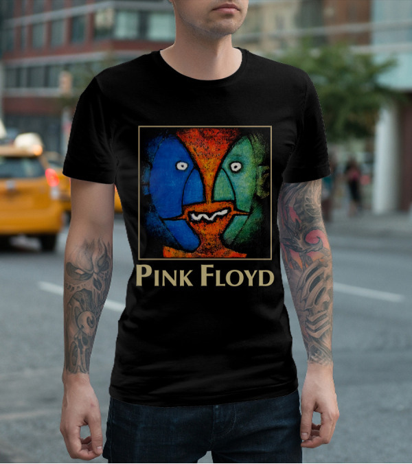 Pink Floyd Abstract Faces Artwork T-Shirt