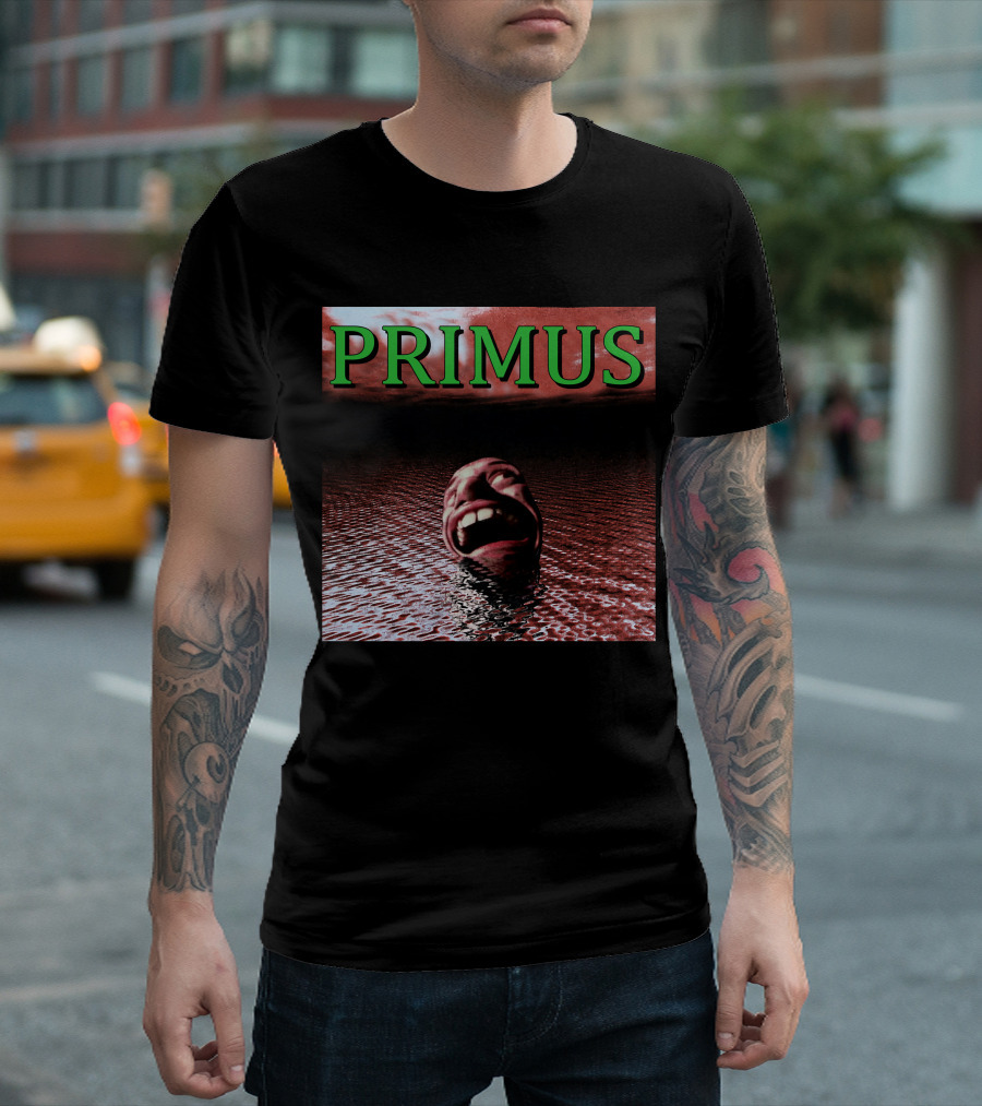 Primus Surreal Floating Head In Water T-Shirt