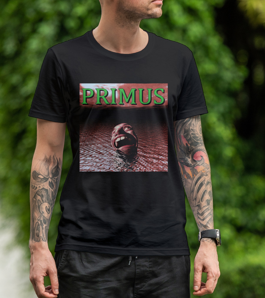 Primus Surreal Floating Head In Water T-Shirt