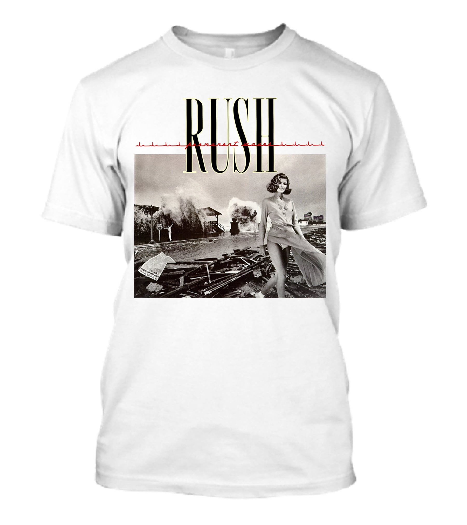 Rush Permanent Waves 18 Storm Woman T-Shirt