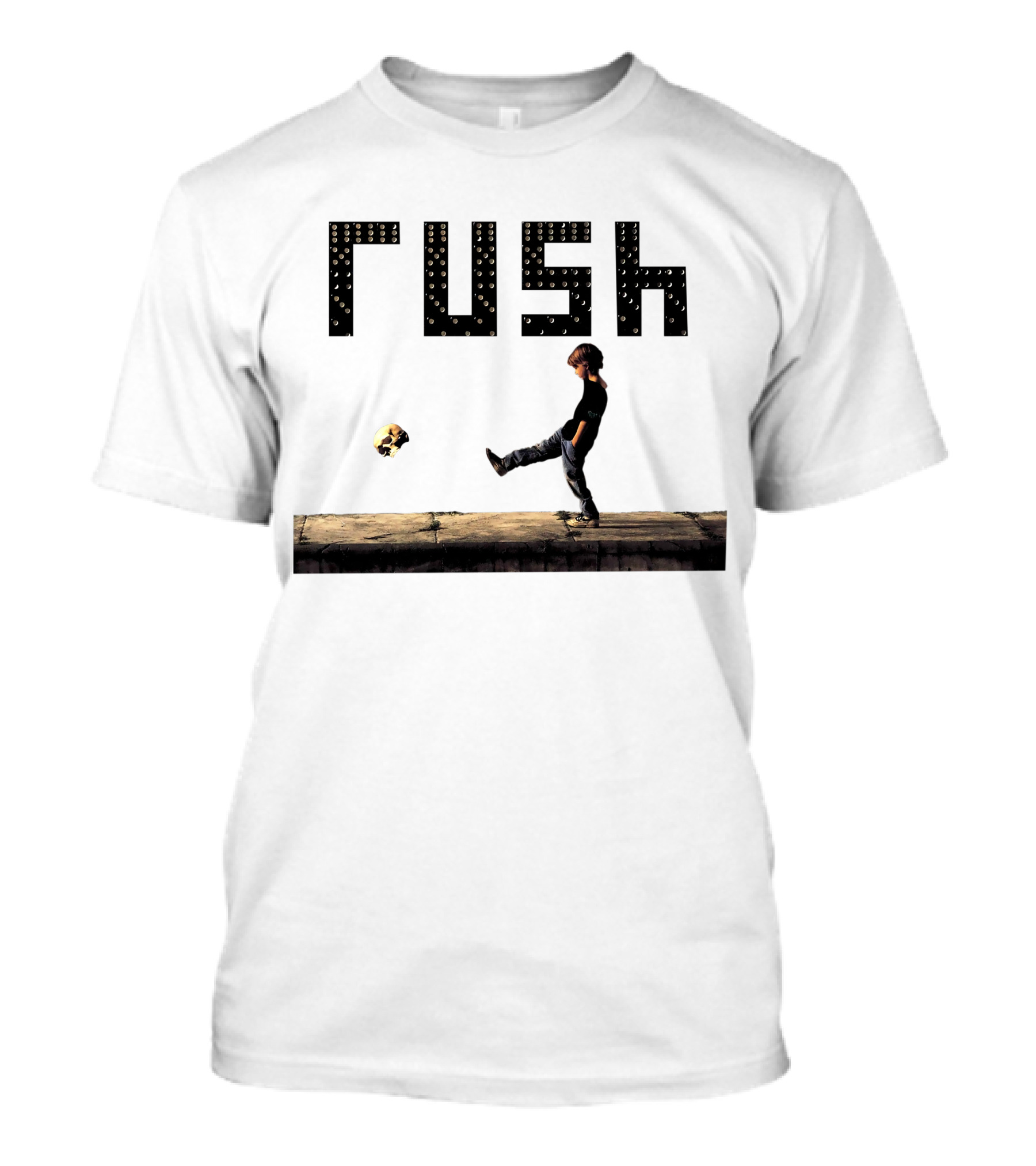 Rush Roll The Bones Skull Kick T-Shirt