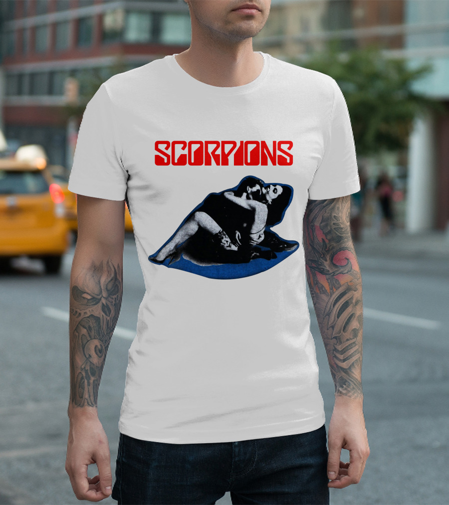 Scorpions Blackout Album Cover Art Retro T-Shirt