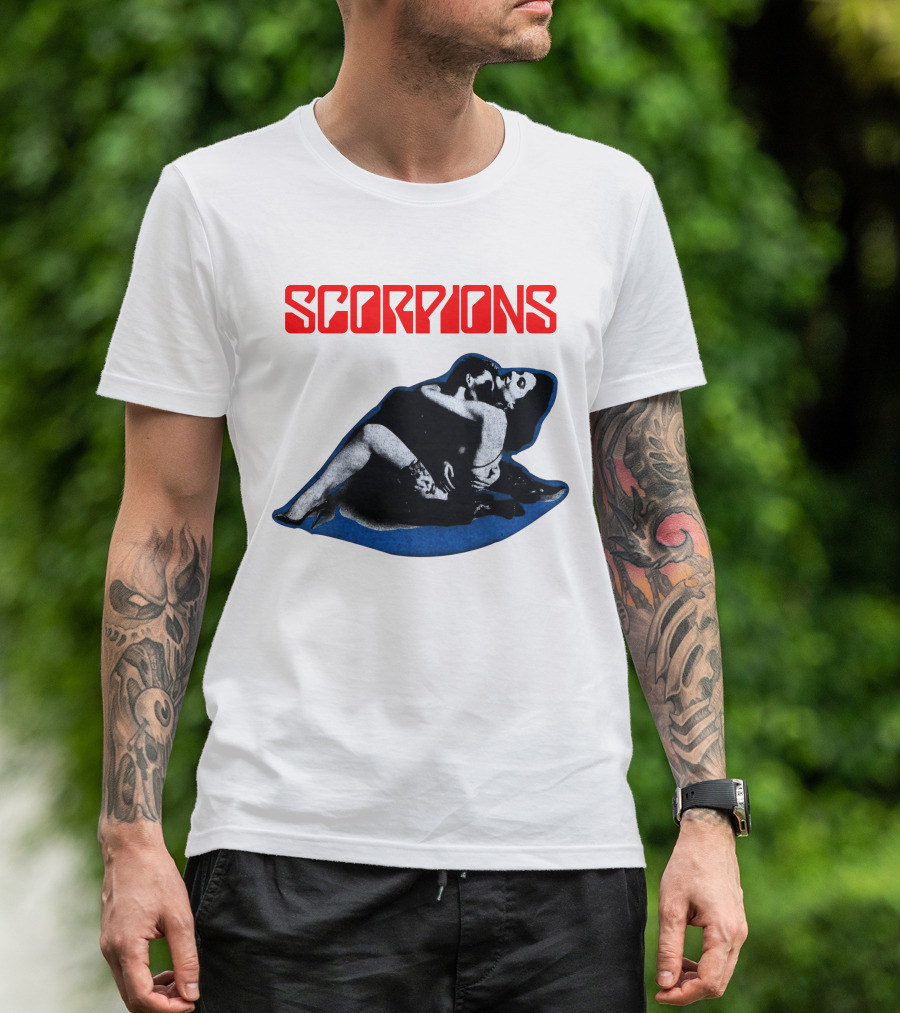 Scorpions Blackout Album Cover Art Retro T-Shirt