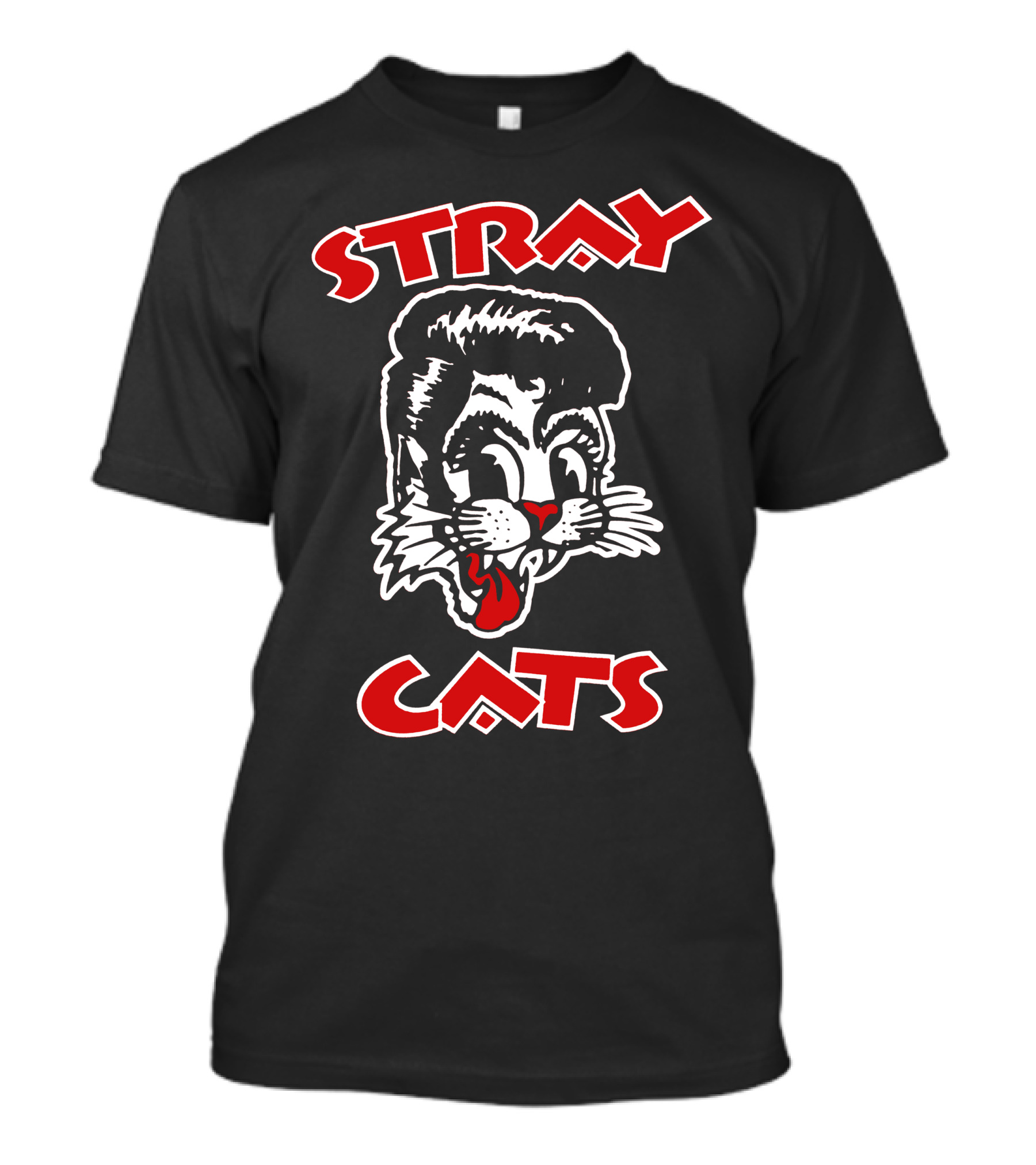 Stray Cats Retro Rockabilly T-Shirt