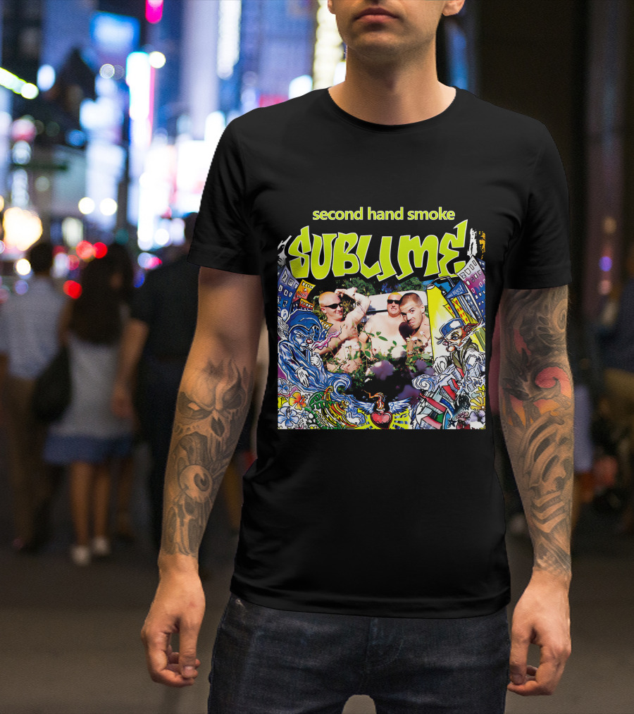 Second Hand Smoke Sublime Band Art T-Shirt