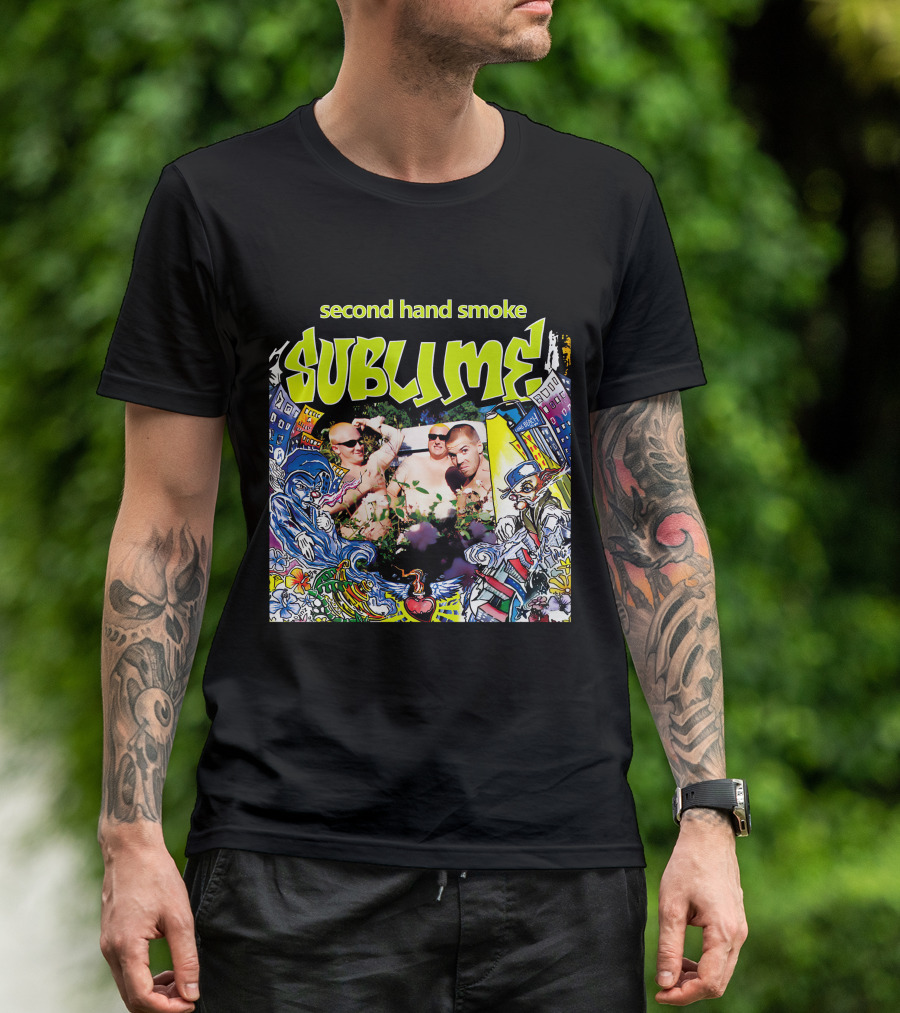 Second Hand Smoke Sublime Band Art T-Shirt