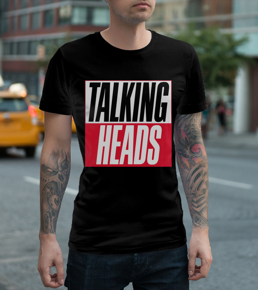 Talking Heads Red Black White Bold T-Shirt