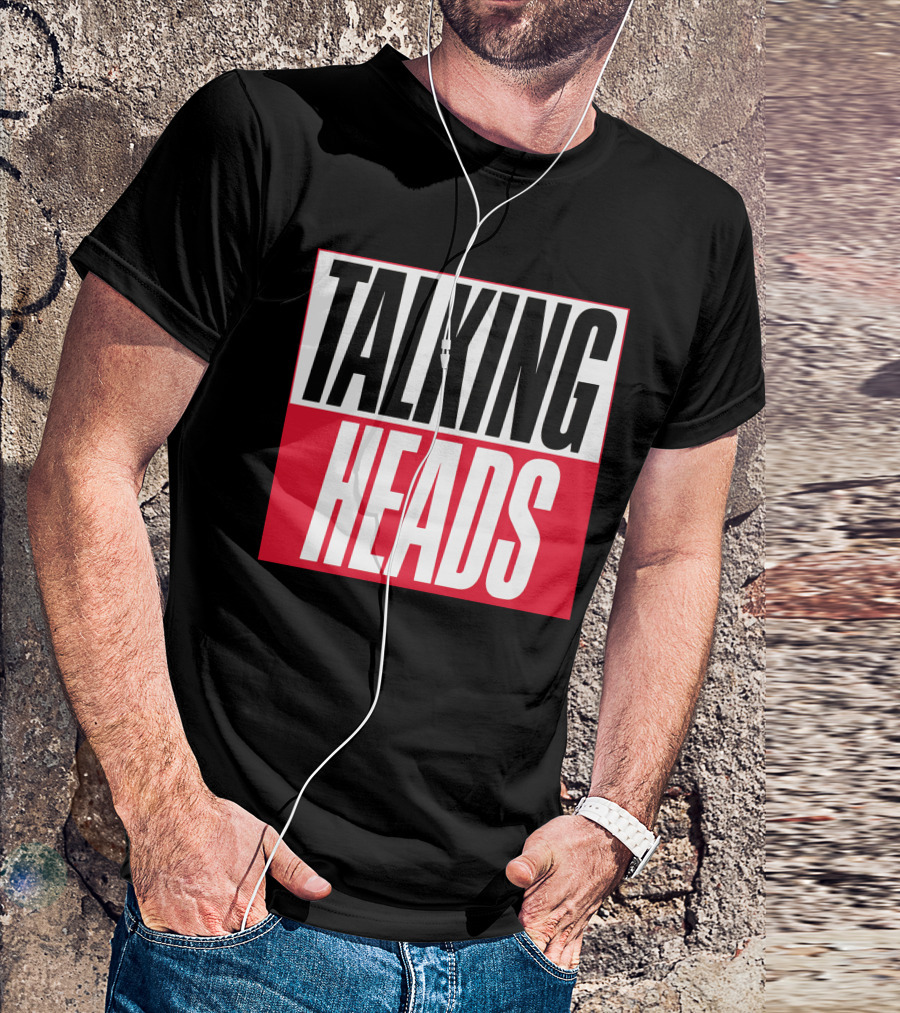 Talking Heads Red Black White Bold T-Shirt