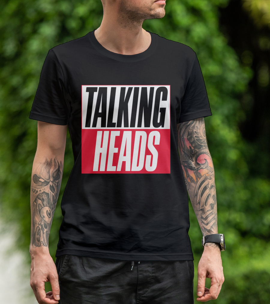 Talking Heads Red Black White Bold T-Shirt