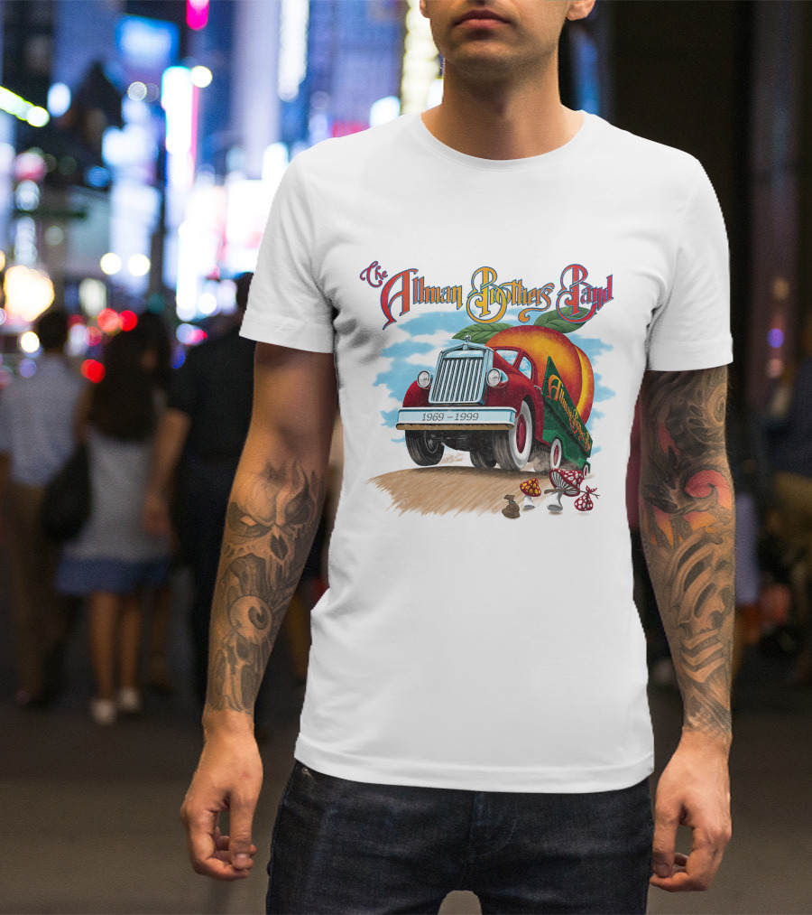 The Allman Brothers Band 1969-1999 Truck And Peach T-Shirt