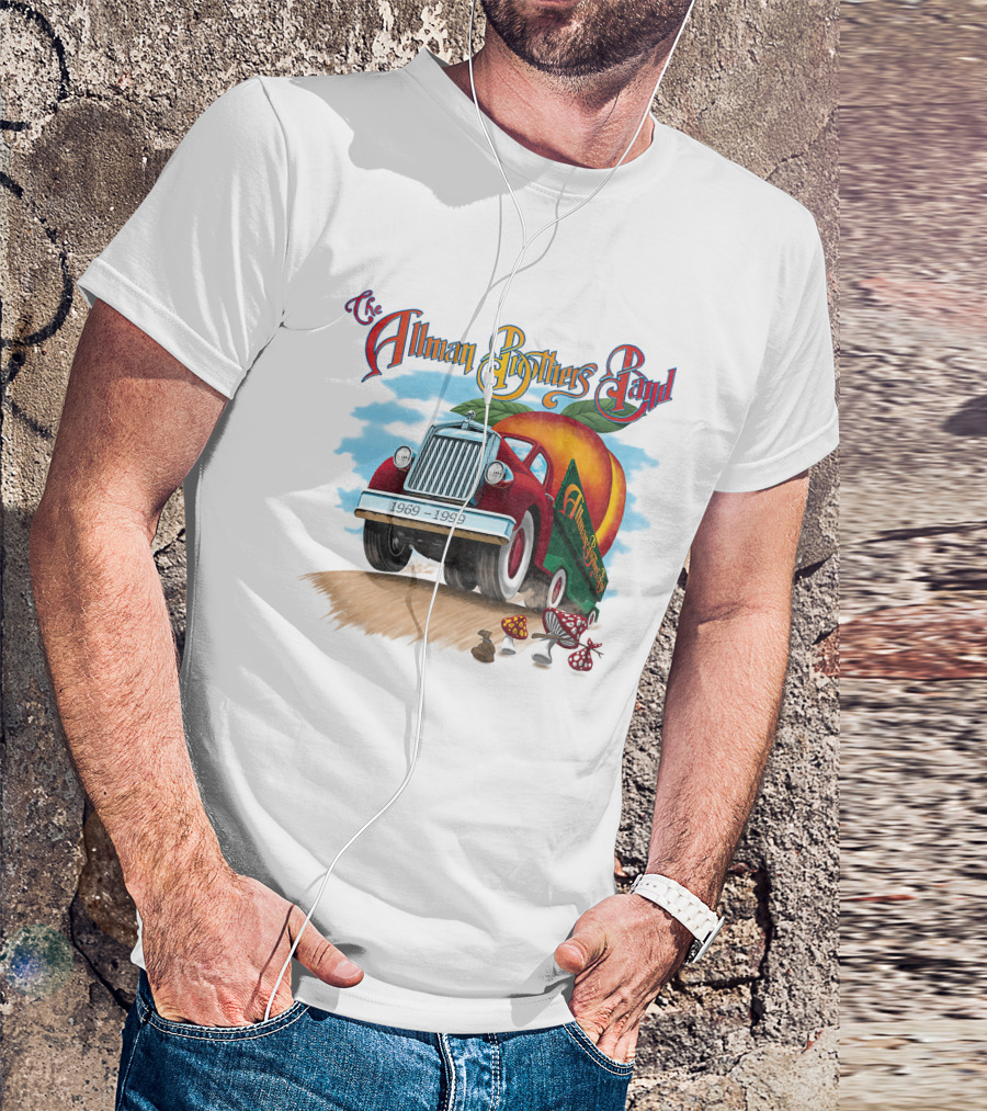 The Allman Brothers Band 1969-1999 Truck And Peach T-Shirt