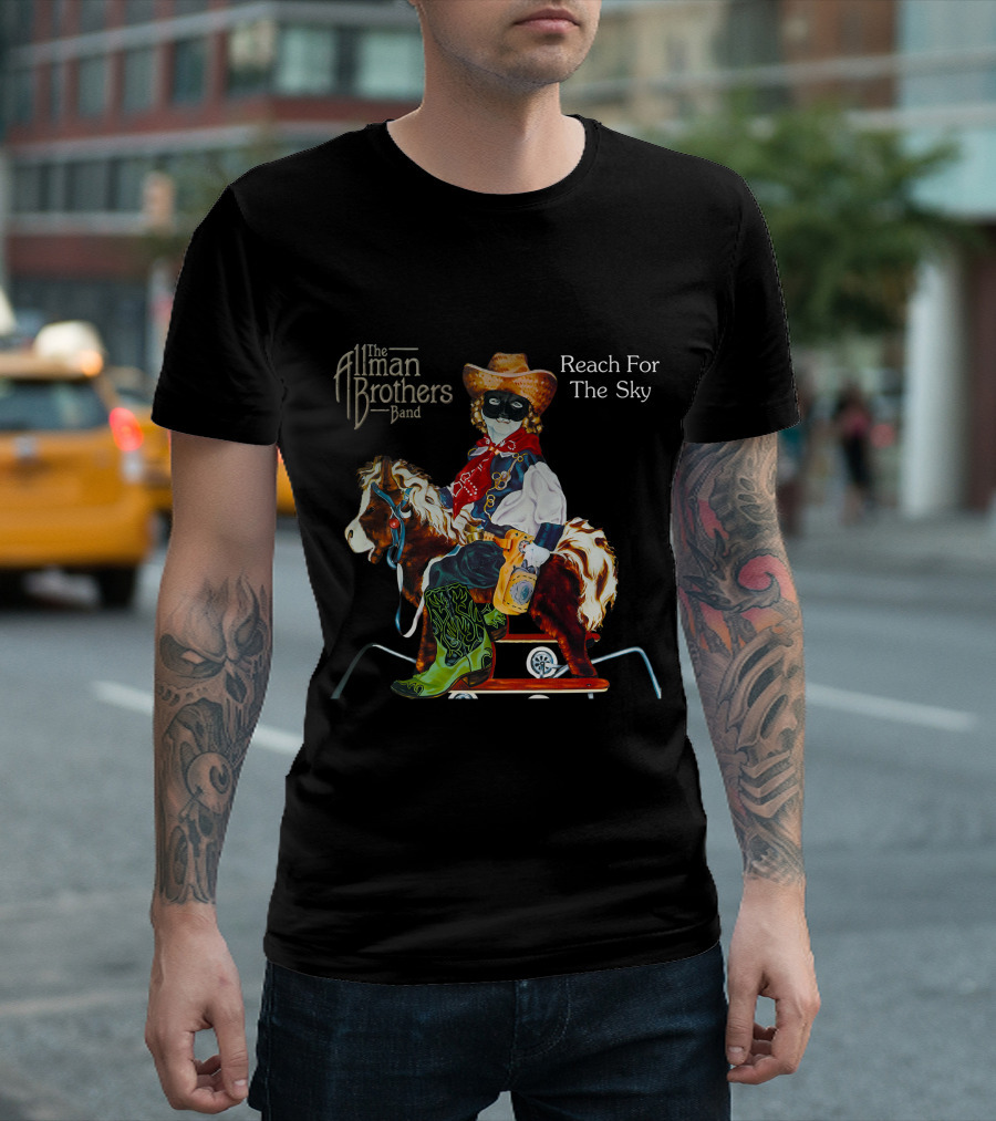 The Allman Brothers Band Reach For The Sky Cowboy Artwork T-Shirt