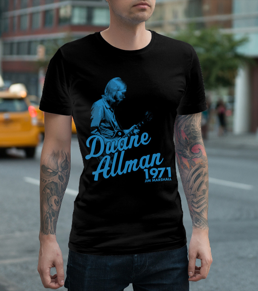 Duane Allman 1971 Jim Marshall T-Shirt