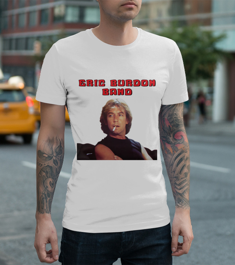 Eric Burdon Band 70S Rock Style Vintage Retro Look T-Shirt