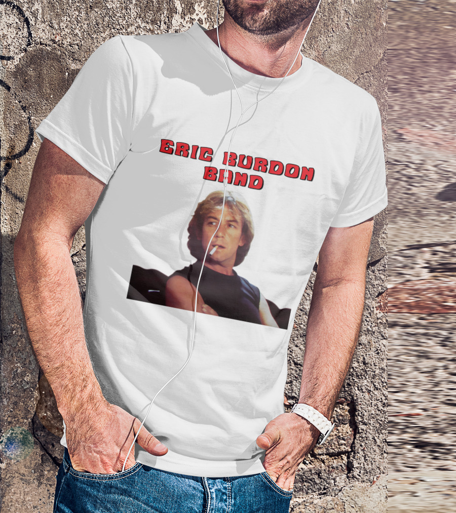 Eric Burdon Band 70S Rock Style Vintage Retro Look T-Shirt