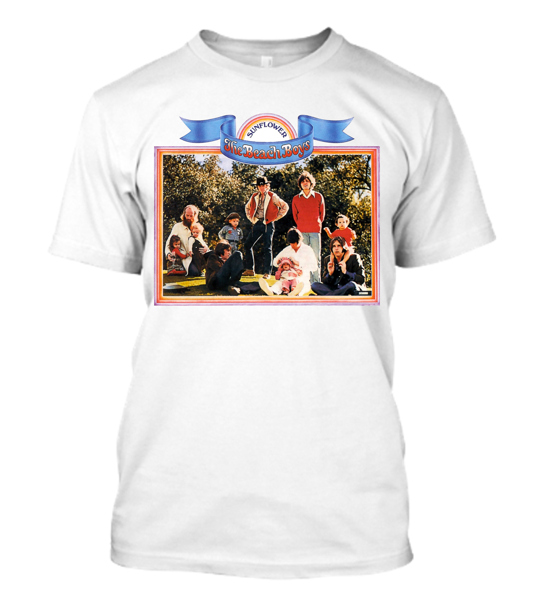 Sunflower The Beach Boys Vintage Album Cover T-Shirt