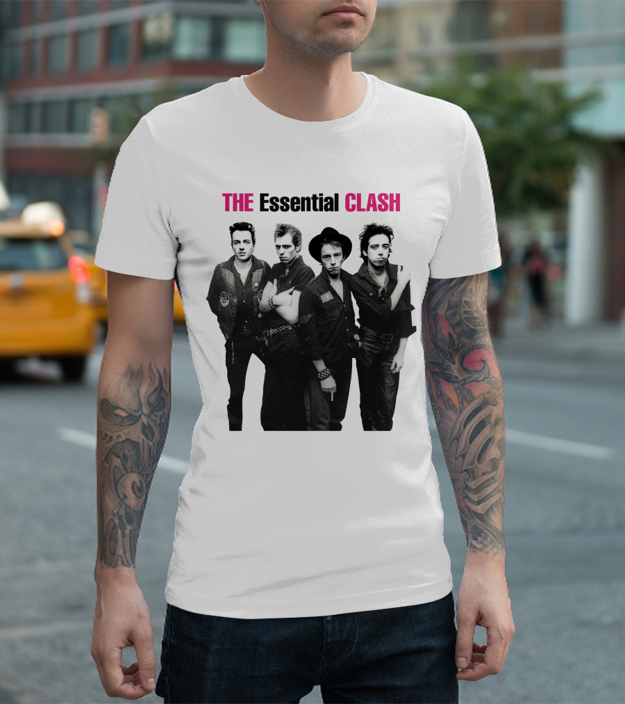 The Essential Clash 20 Shirt Frontman Images Posing T-Shirt