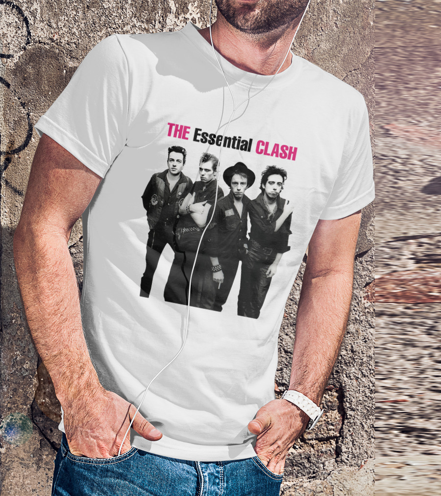 The Essential Clash 20 Shirt Frontman Images Posing T-Shirt