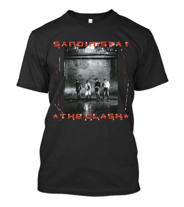 The Clash Sandinista! Album Cover Band Photo T-Shirt