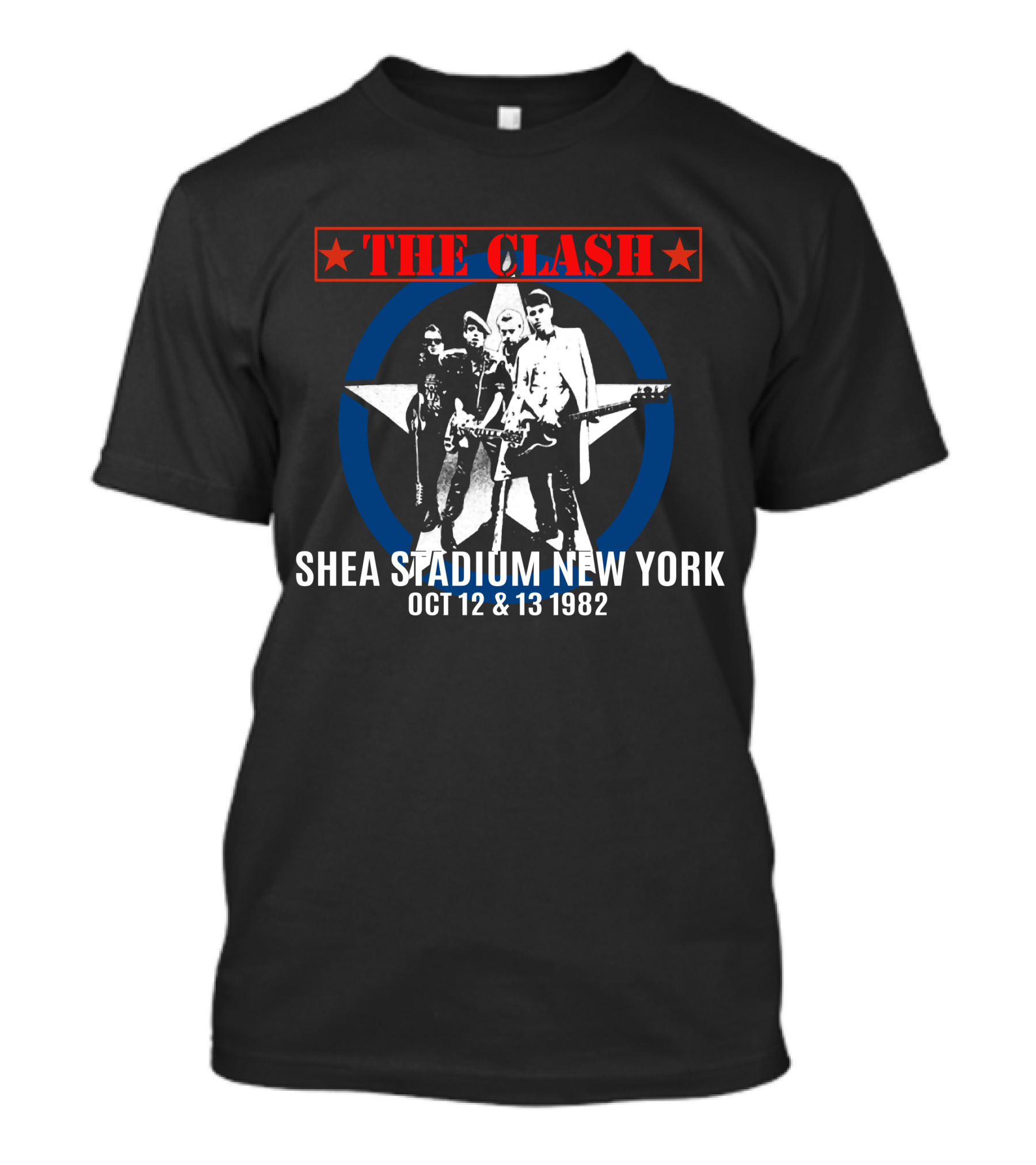 The Clash Shea Stadium New York Oct 12 & 13 1982 T-Shirt