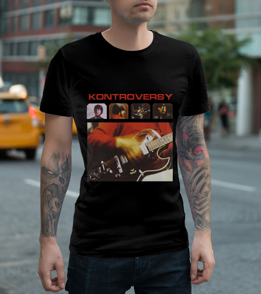 Kontroversy Guitar And Band T-Shirt