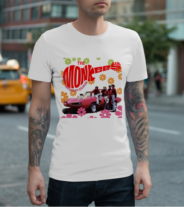 The Monkees Daydream Believer Floral Car T-Shirt