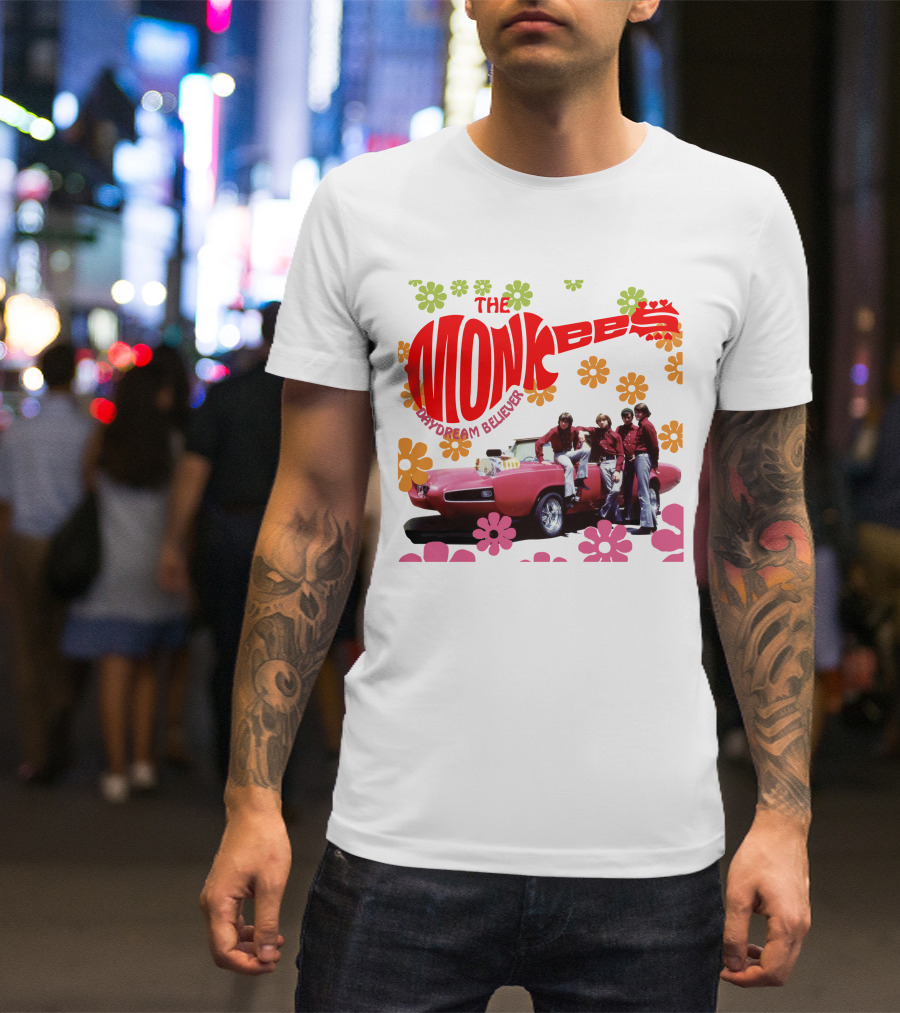 The Monkees Daydream Believer Floral Car T-Shirt