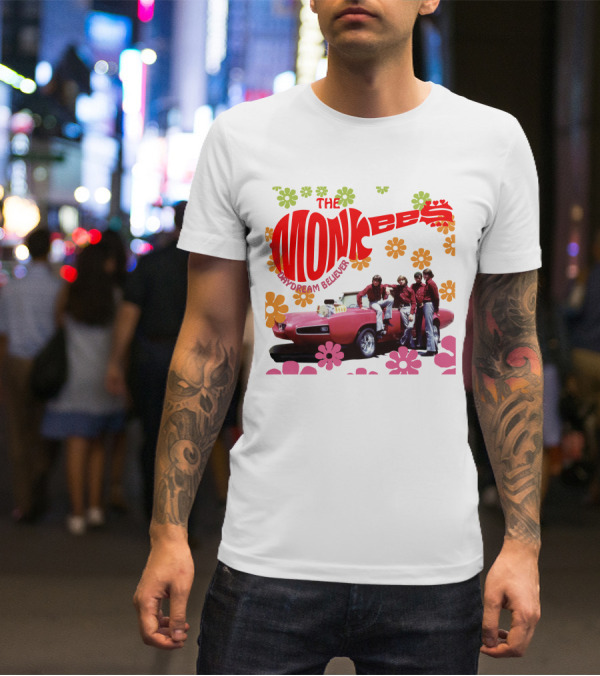 The Monkees Daydream Believer Floral Car T-Shirt