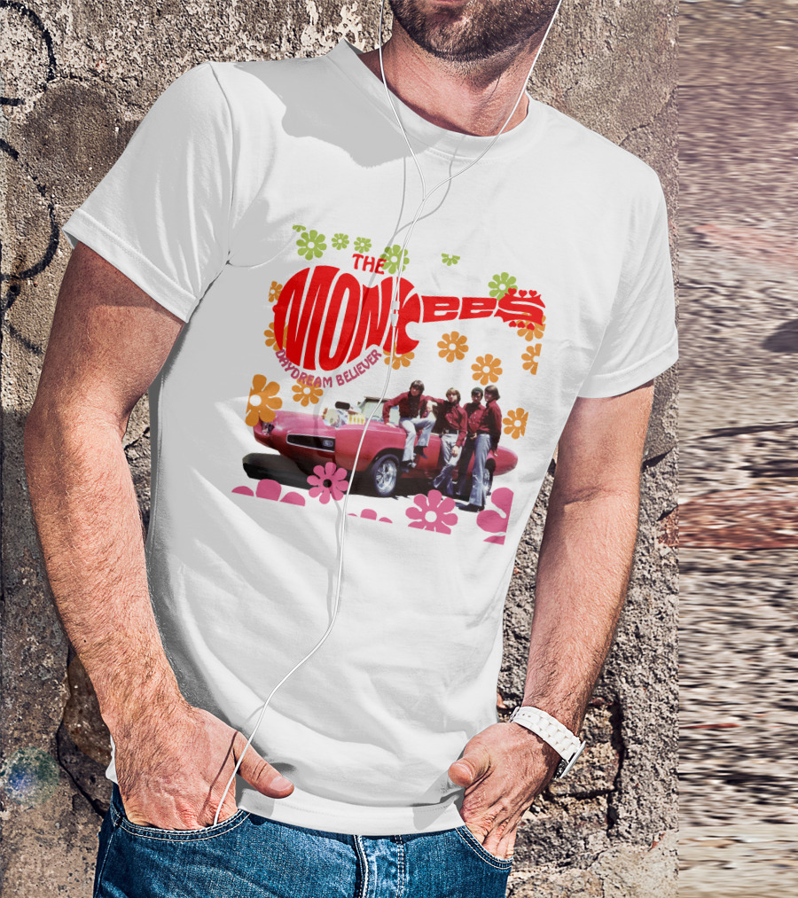 The Monkees Daydream Believer Floral Car T-Shirt