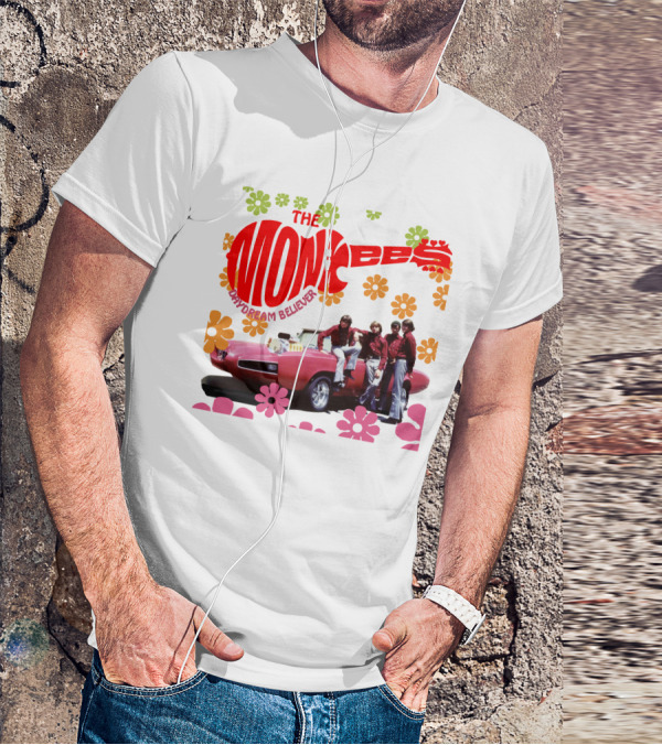 The Monkees Daydream Believer Floral Car T-Shirt