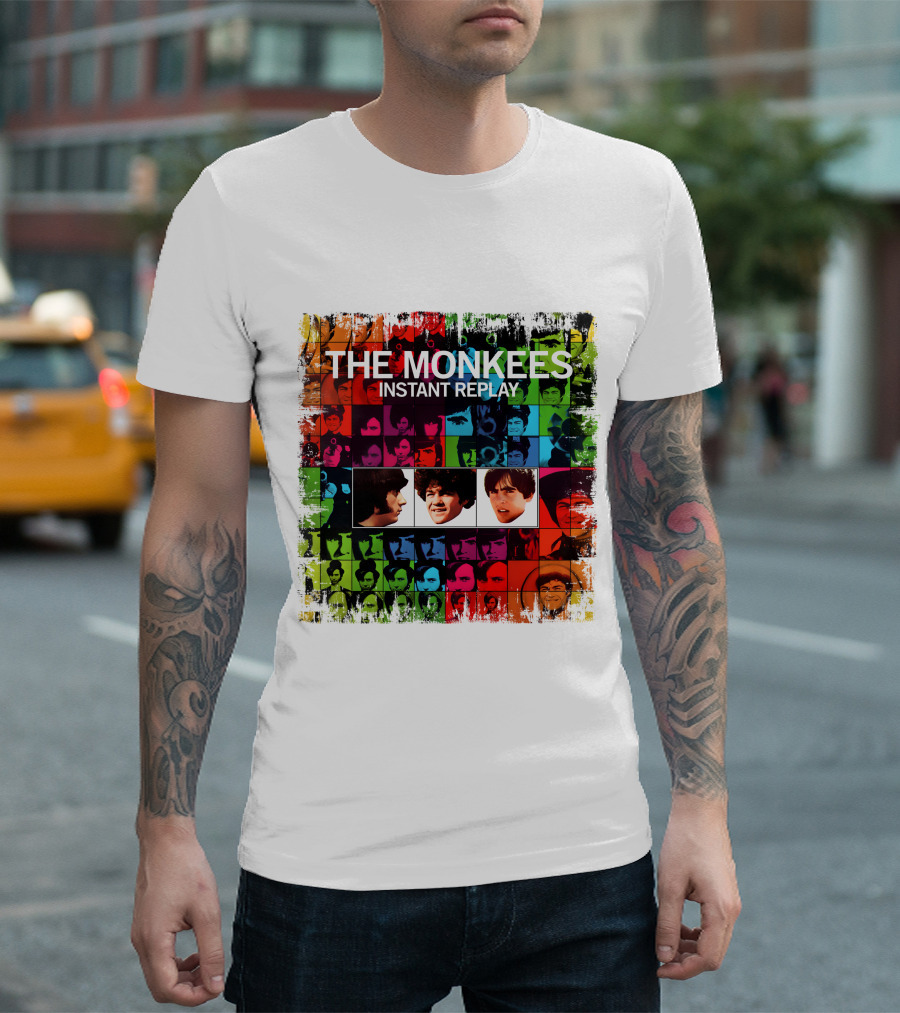 The Monkees Instant Replay Album Art Collage T-Shirt