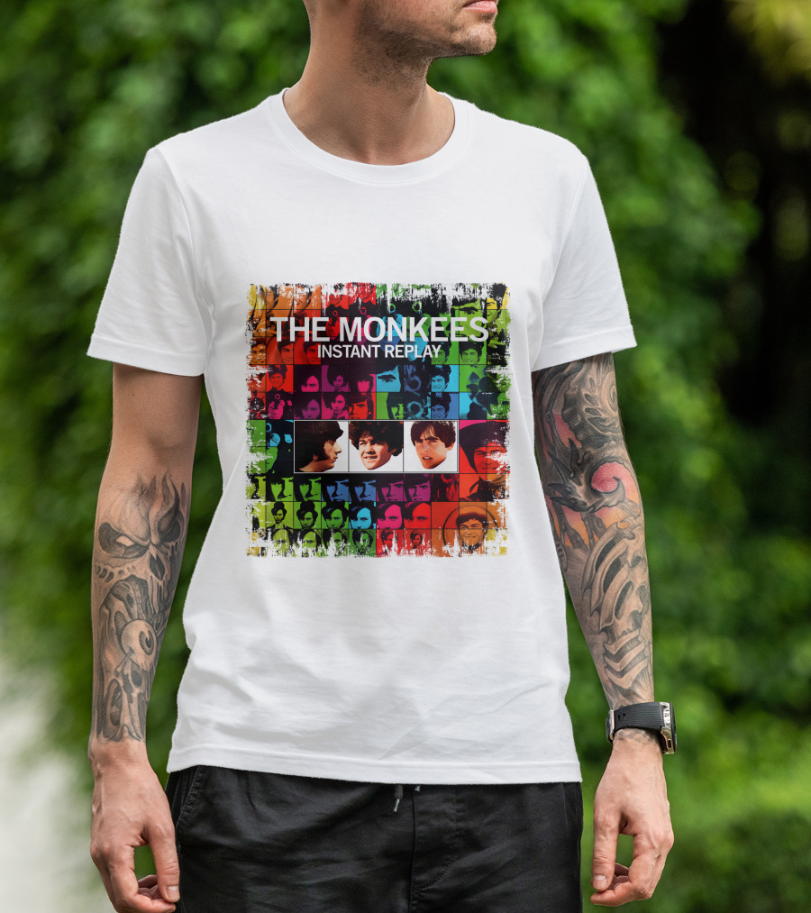 The Monkees Instant Replay Album Art Collage T-Shirt
