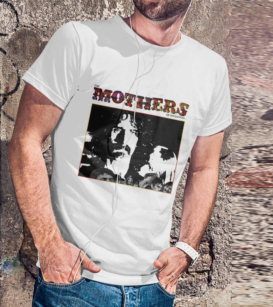 The Mothers Of Invention Frank Zappa Black And White Group T-Shirt