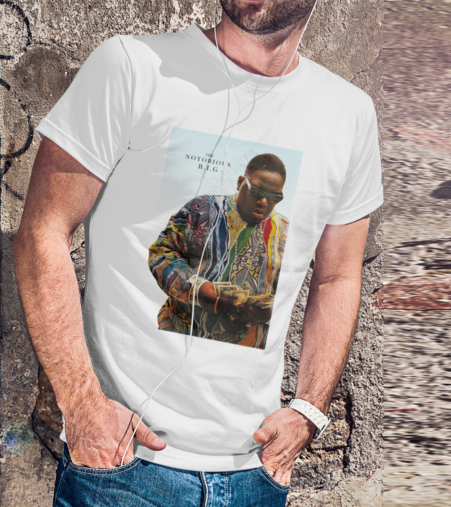 The Notorious B.i.g. Counting Money Colorful T-Shirt